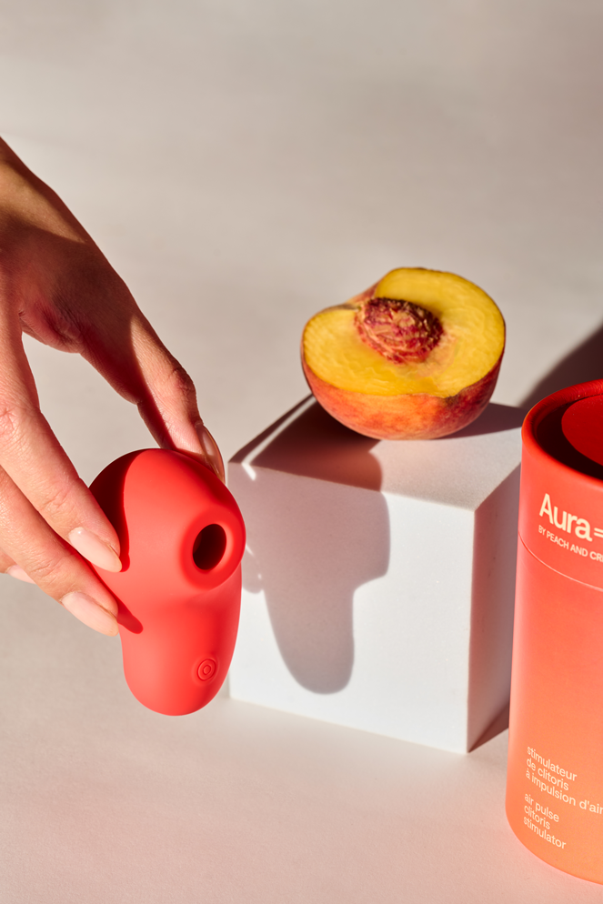 Peach and Cream ® – Großhandel Sexspielzeug – Klitoraler Saugvibrator – Aura3