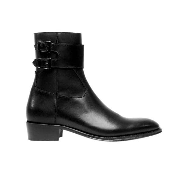 Club Cubano – wholesale Chelsea boots – Men's – Club Cubano ANFIBIO Mens Leather Cuban Heel Boots Black10