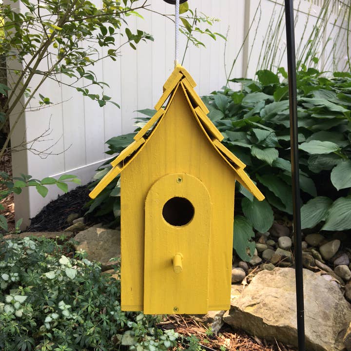 Santa’s Workshop Inc. - Wholesale Bird House - 9" Sunbeam Cottage Birdhouse