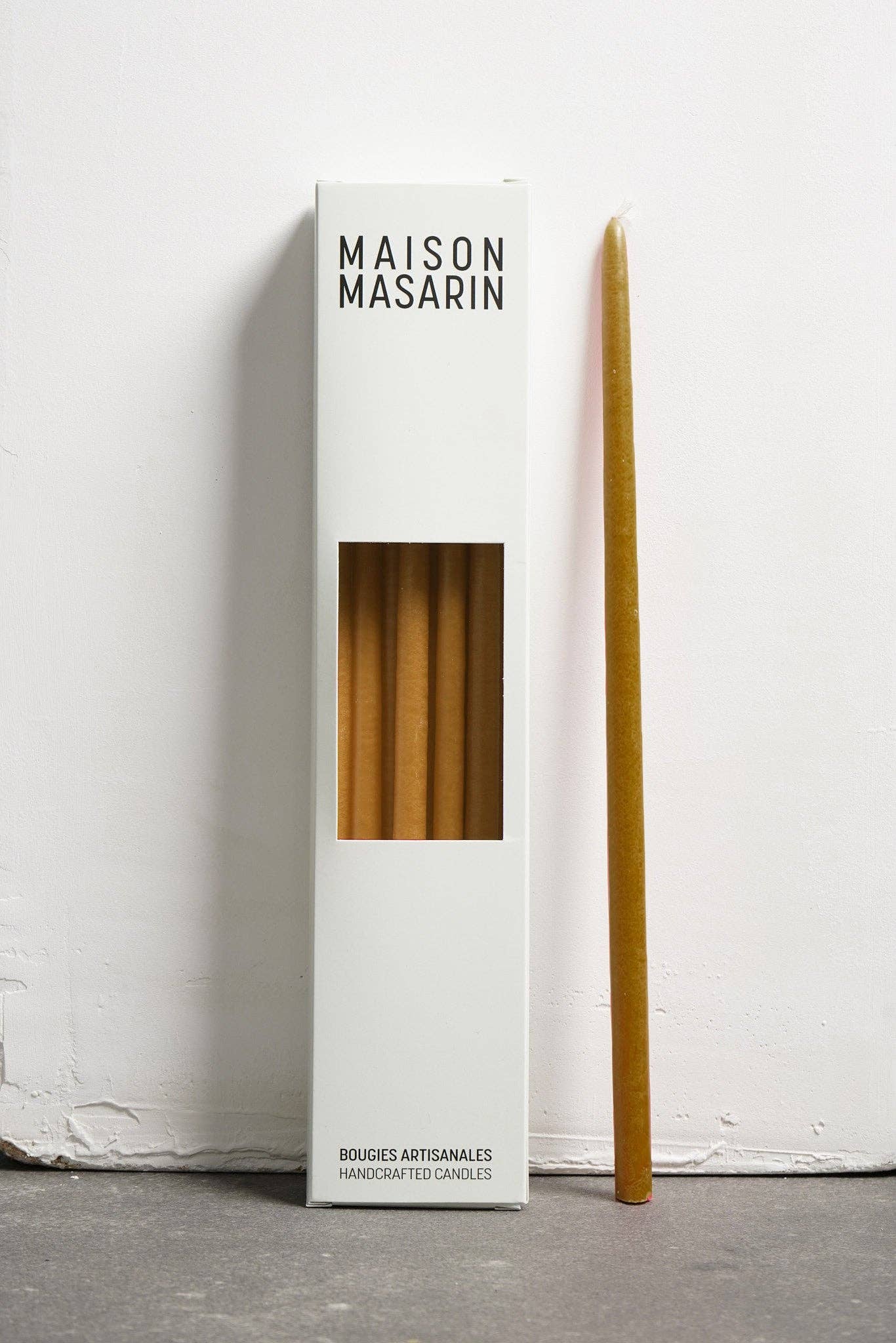 Maison Masarin – Vela/castiçal cónico por atacado – Velas artesanais francesas de florista - pacote com 1031