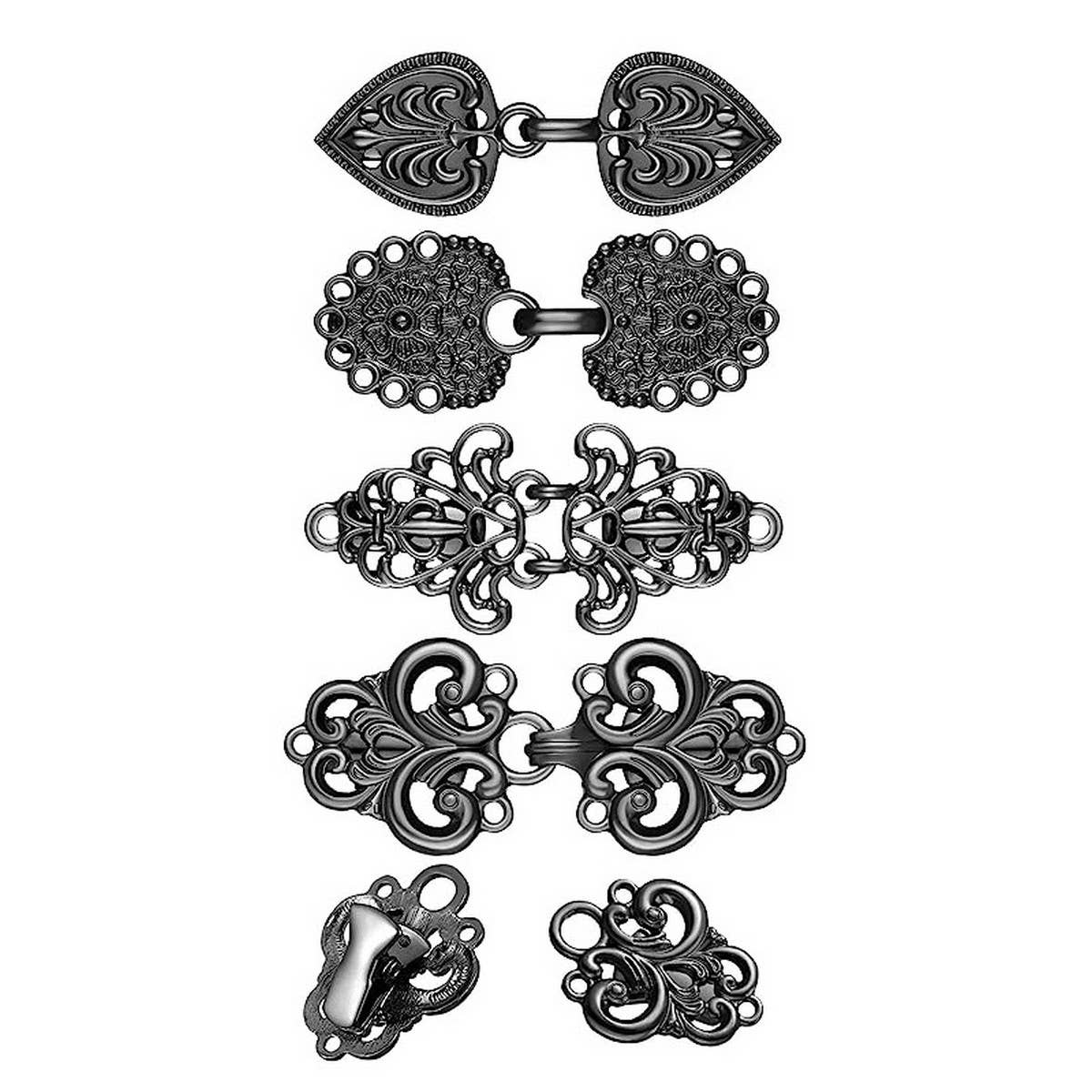 ACCITY - Wholesale Scarf Clip - Women's - NEW CHINESE RETRO ALLOY SHAWL CLIP CREATIVE HOLLOW_CWMM21894