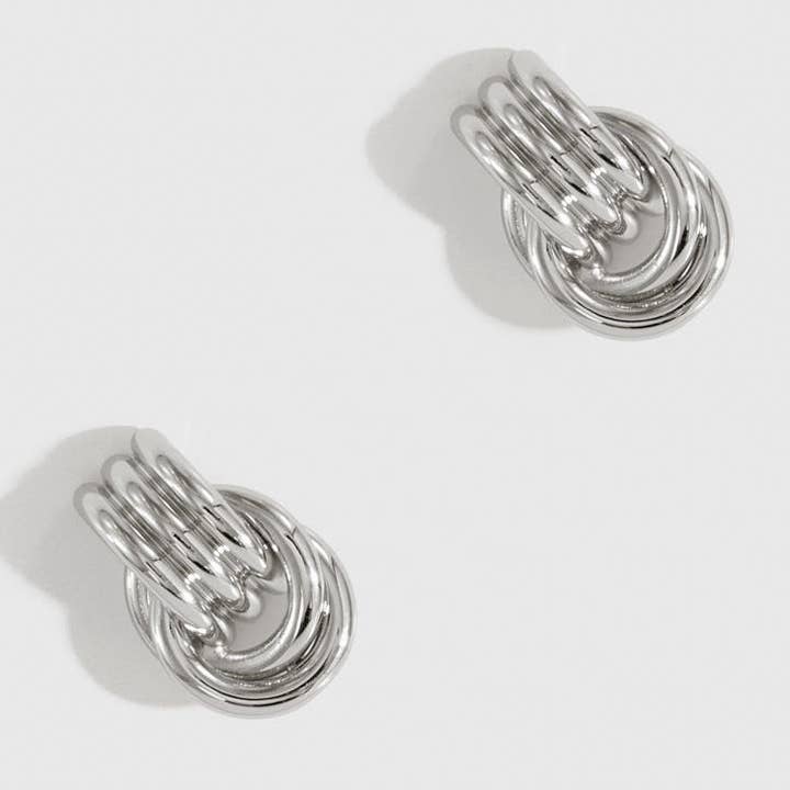 Mini Twist Stud Earrings for wholesale by DRAE COLLECTION