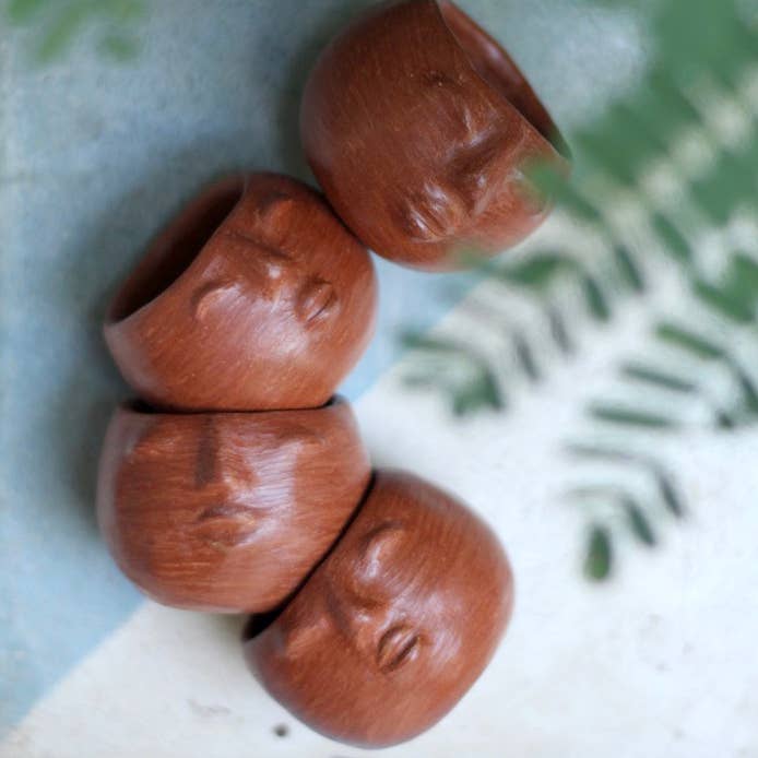 LUZ Collection - Wholesale Shot Glass - Las Caritas Mezcal Cups with Face Made in Oaxaca2