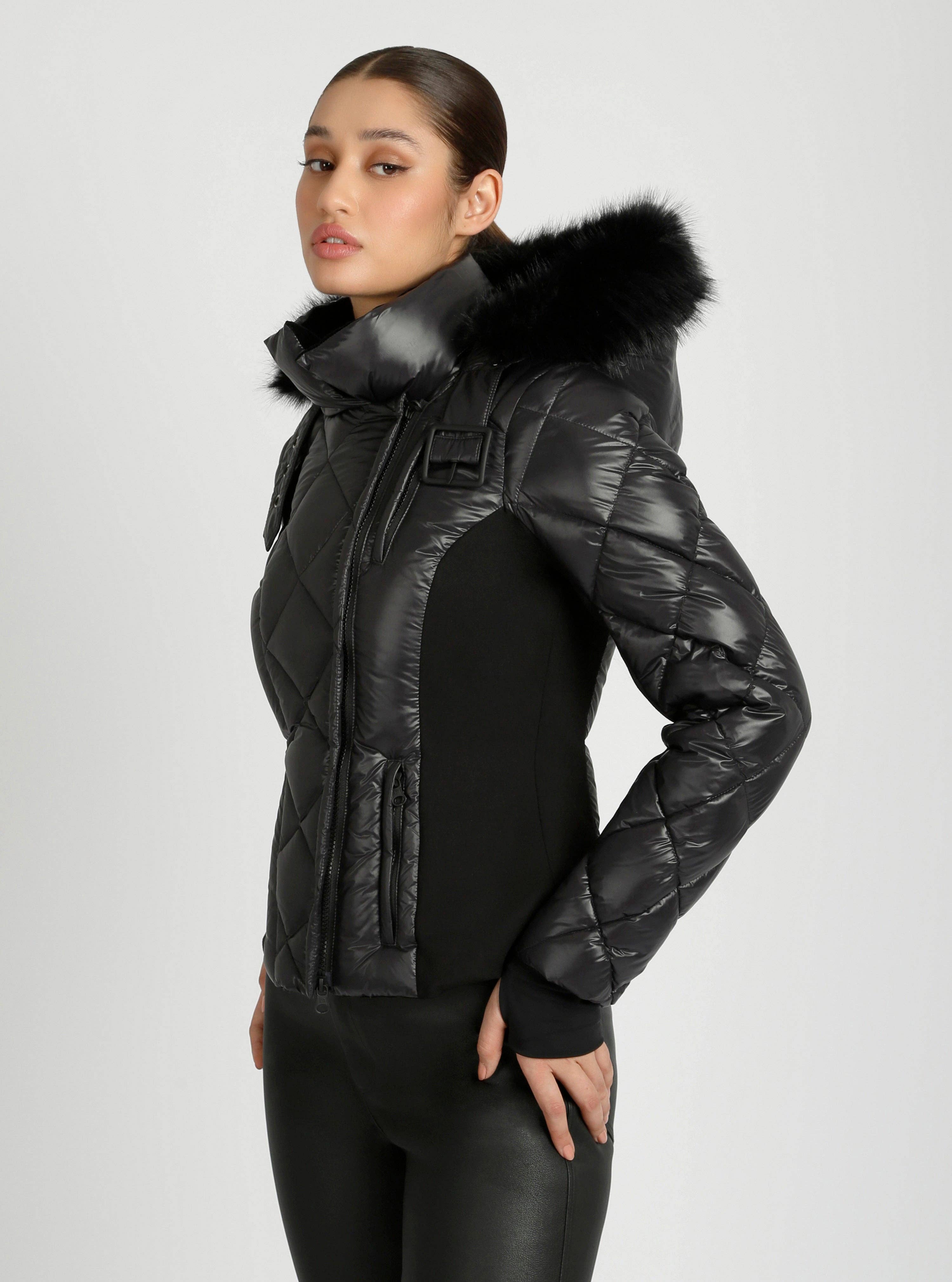 Blanc Noir - Wholesale Puffer Jacket - Women's - Jet Setter Jacket JLS16
