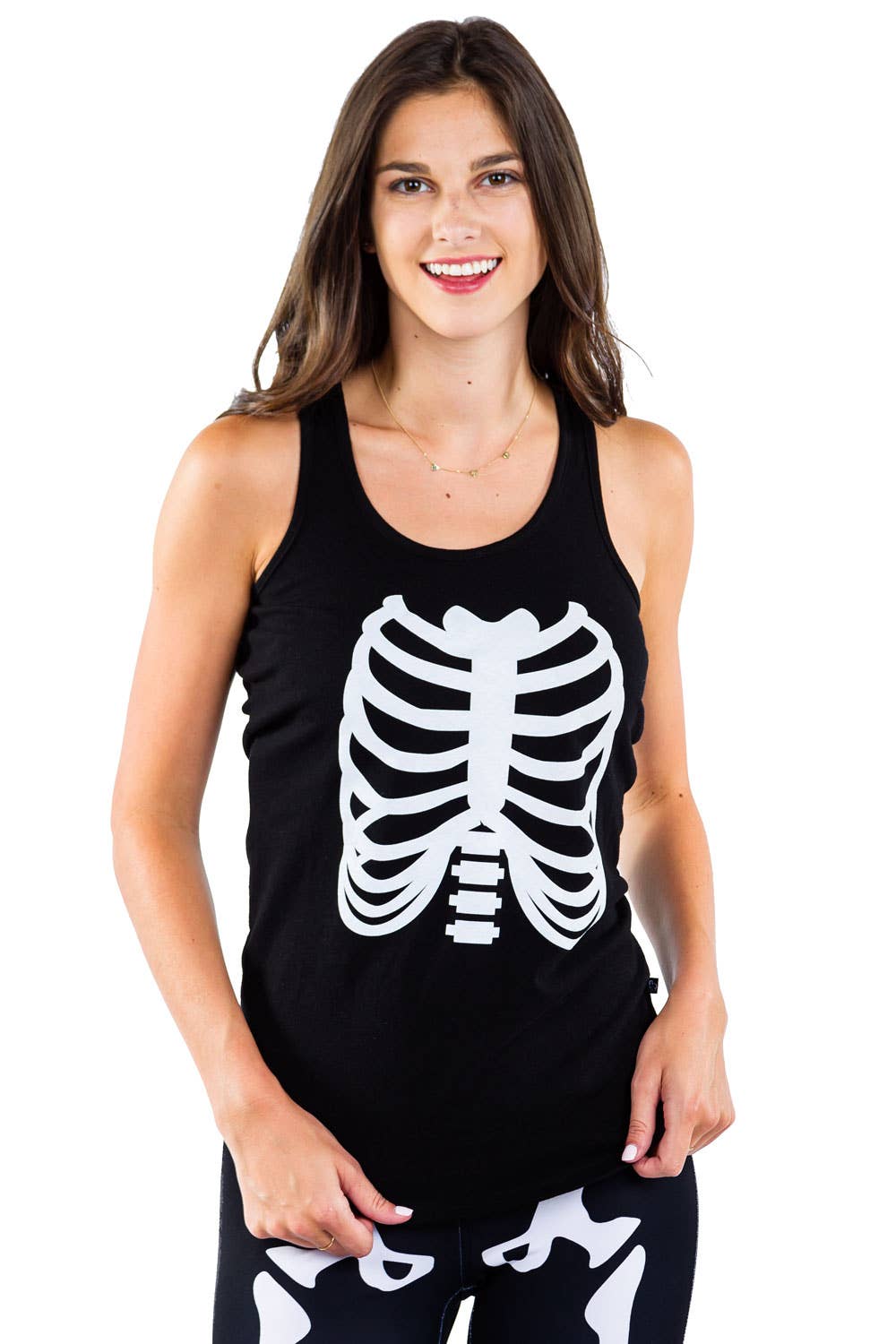 Tipsy Elves - Vendita all'ingrosso Canotta - Donna - Canotta da donna Skeleton per Halloween0