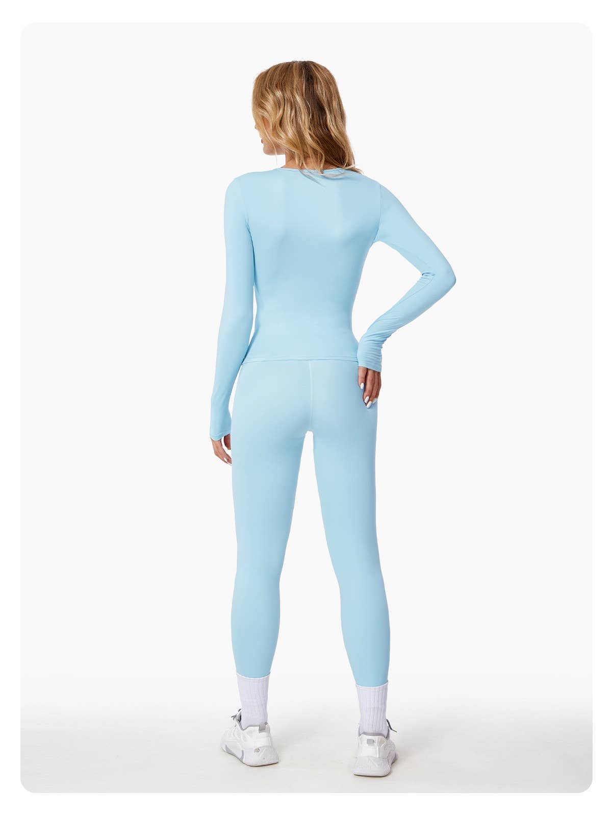 Mantra Active - Wholesale Athletic Top - Women's - Abigail Buttery Soft Crew Neck Long Sleeve Active Top3