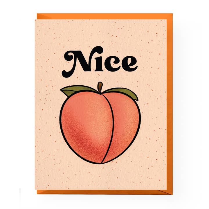 Nice Butt Card for wholesale by Boss Dotty Paper Co.