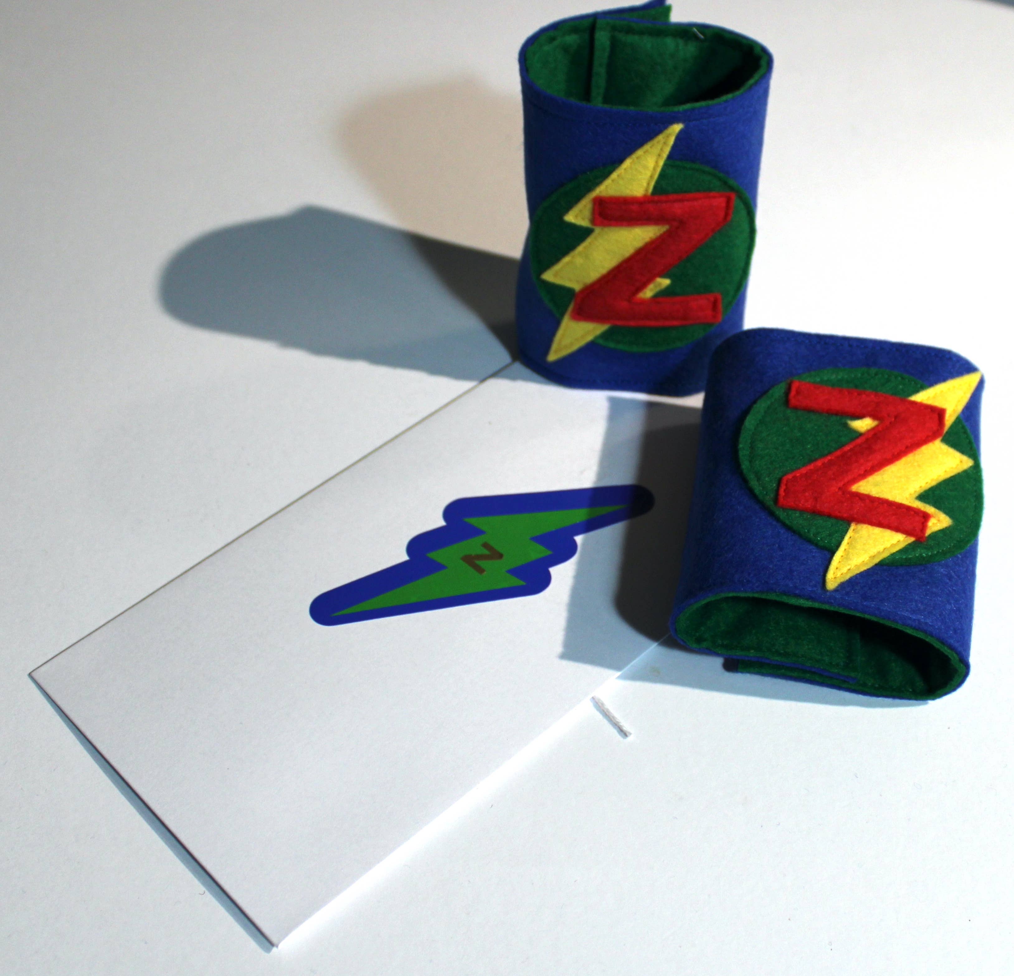 The Flat Of Kat - Wholesale Costume - Kids - Superhero Cuffs For Kids with initial6