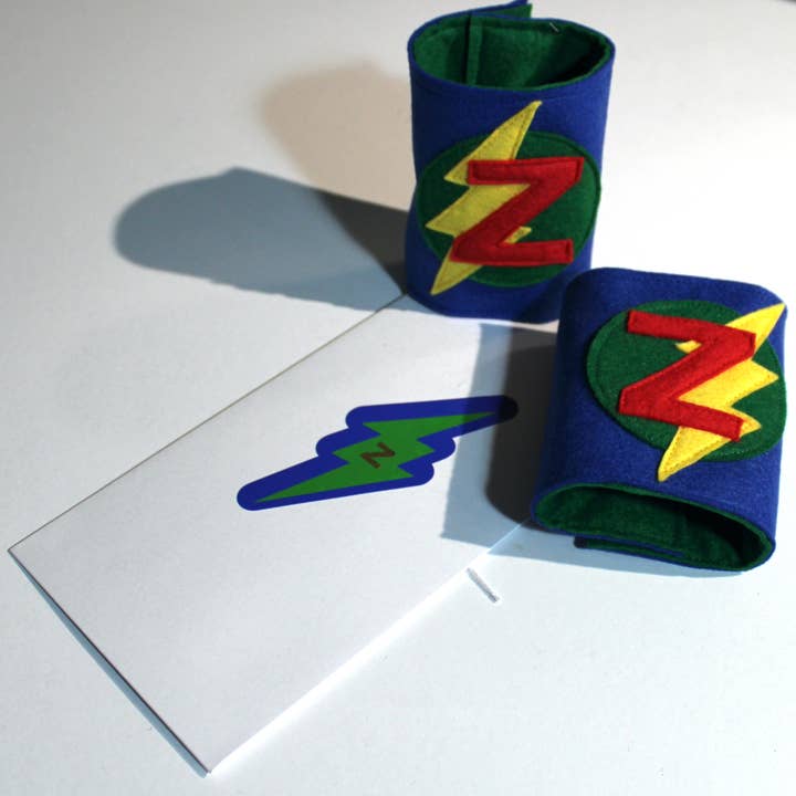 The Flat Of Kat - Wholesale Costume - Kids - Superhero Cuffs For Kids with initial6