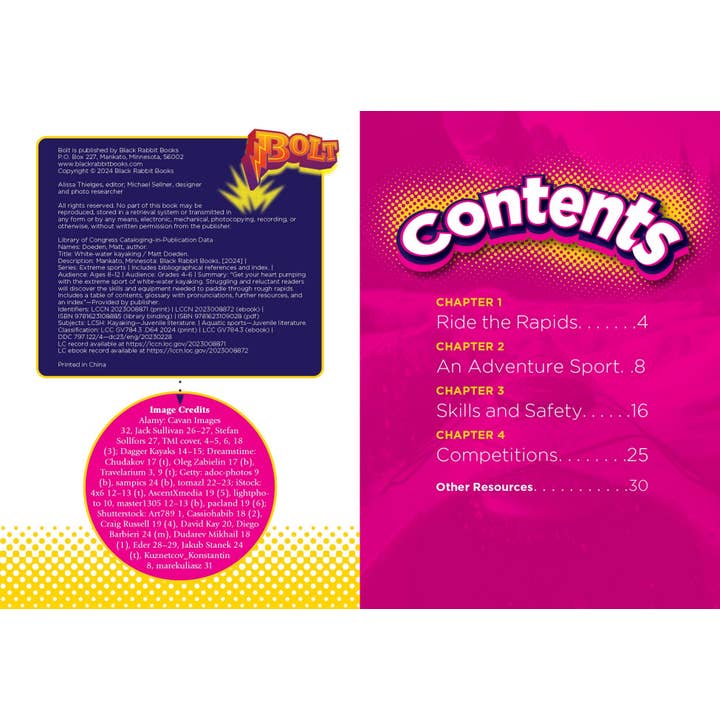 Black Rabbit Books - Wholesale Sports & Recreation - Extreme Sports: White-Water Kayaking1