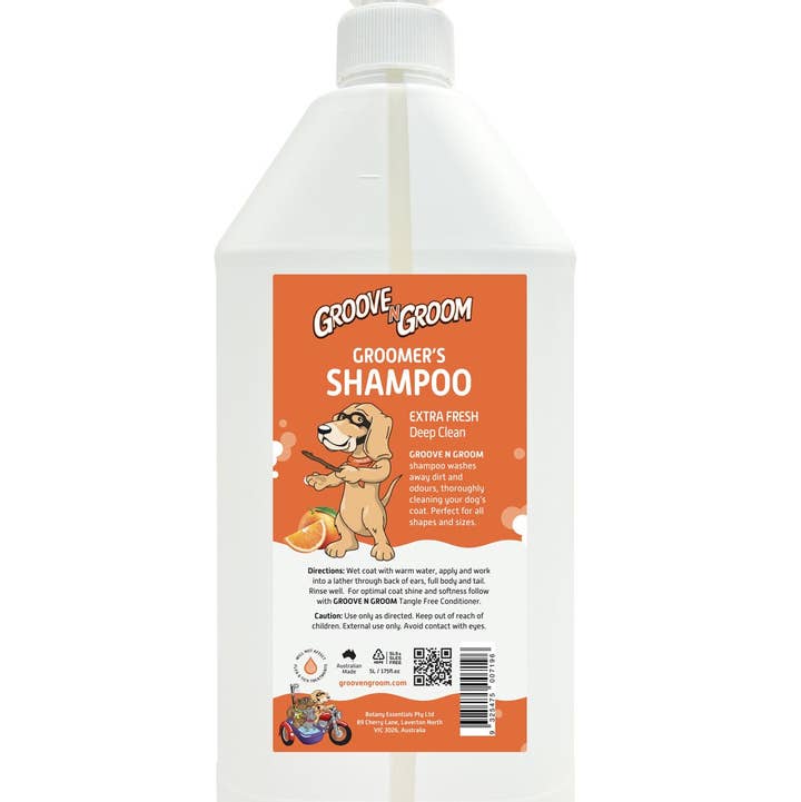 Groove N Groom - Wholesale Pet Shampoo - Dog - Pet Shampoo - Extra Fresh 5Ltr0