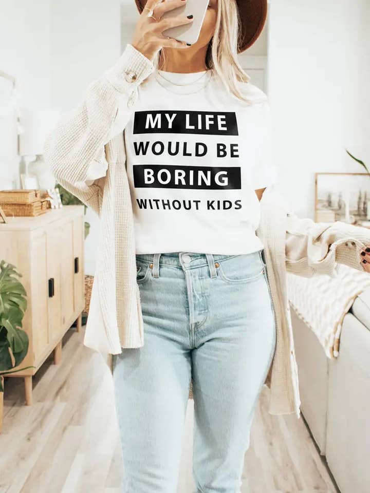 My Life Would Be Graphic T-Shirt for wholesale by RAGS & ROYAL