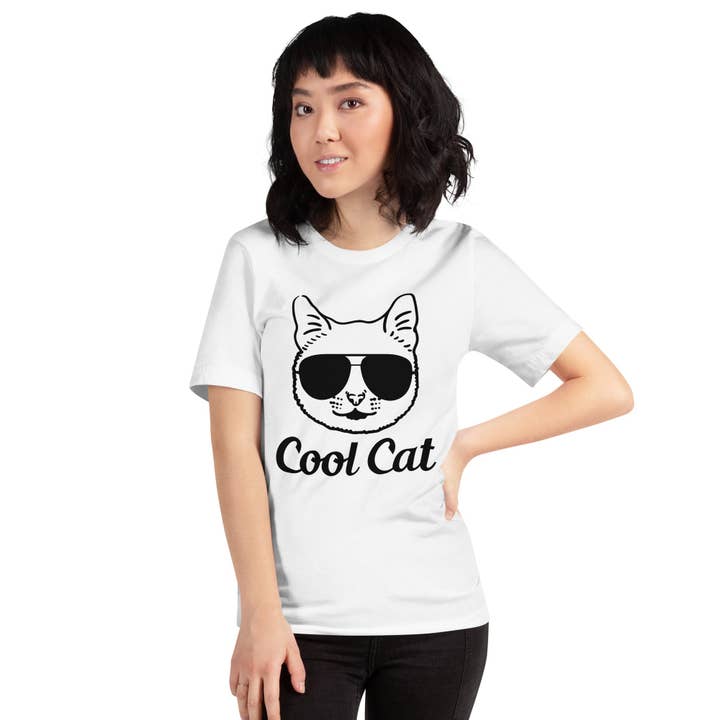 Cool Cat unisex t-shirt för wholesale av Souverista