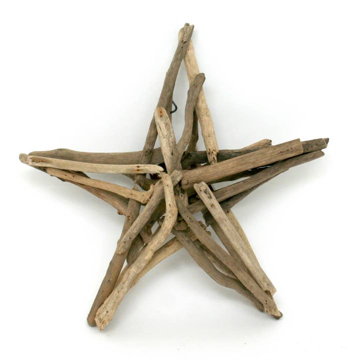 Driftwood Wall Star Plaque for wholesale by Seasonal by Contrast Inc.