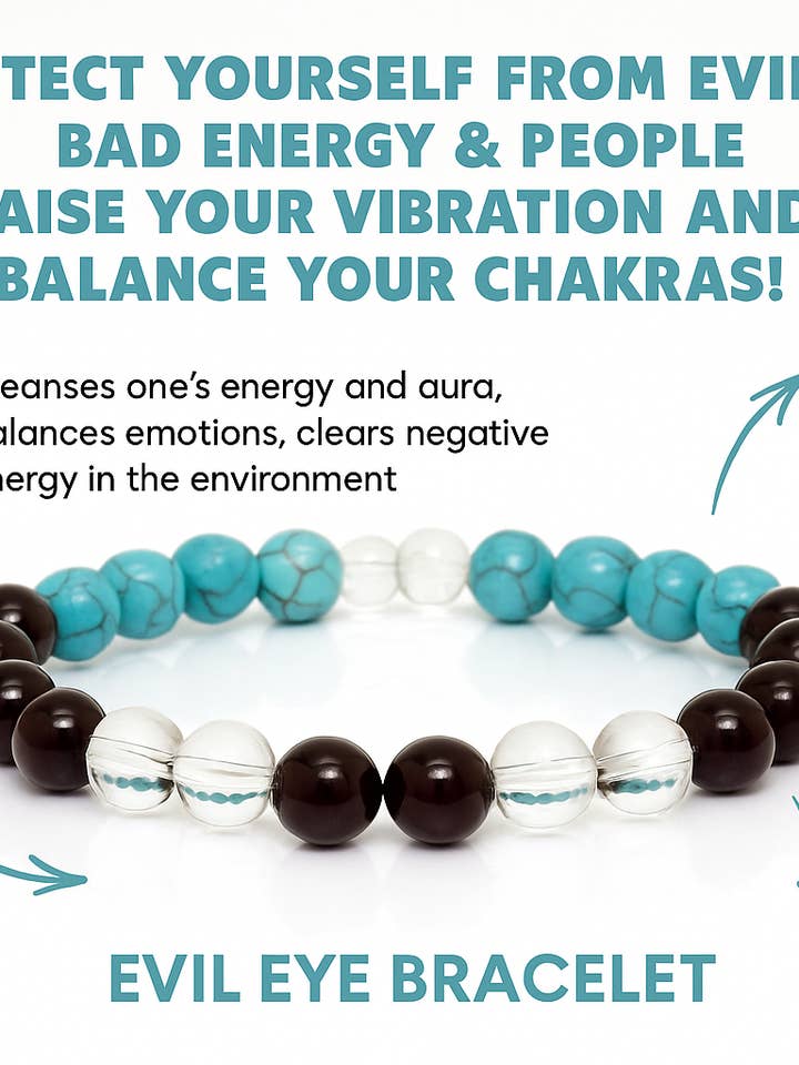 Evil Eye Bracelet for wholesale by Bonnie Stuff