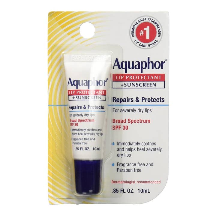 KT Supply – wholesale Läppbalsam – Aquaphor Lip Protectant Plus Solskyddsmedel SPF 30, 0,35 Oz2