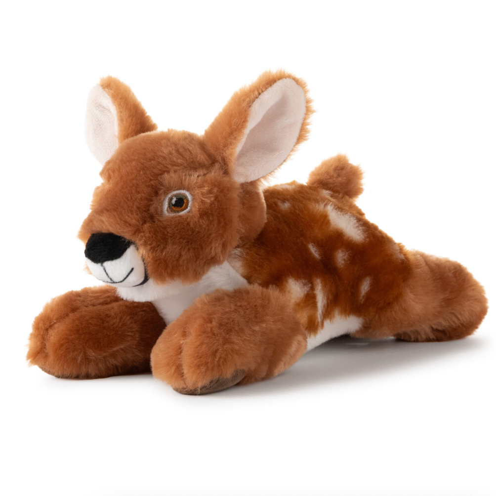 The Petting Zoo - Wholesale Stuffed/Plush Toy - Kids & Baby - Earth Keeperz Fawn small 10" Recycled Plush0