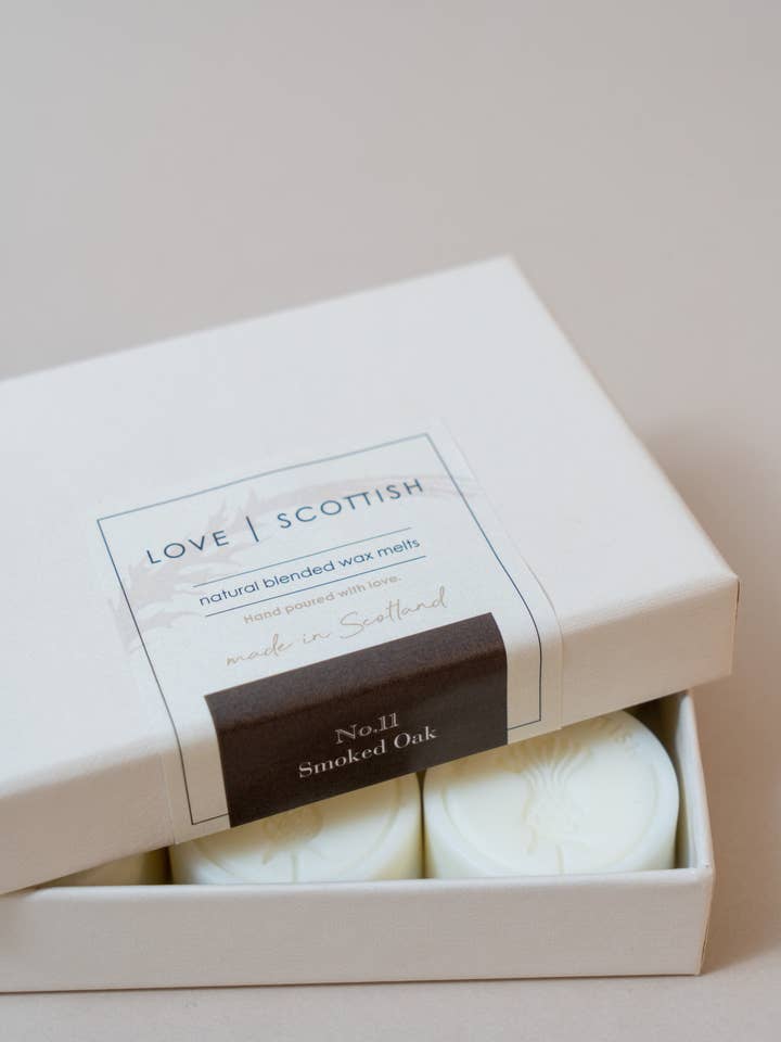 Rökt ek vax smälter för wholesale av Love Scottish