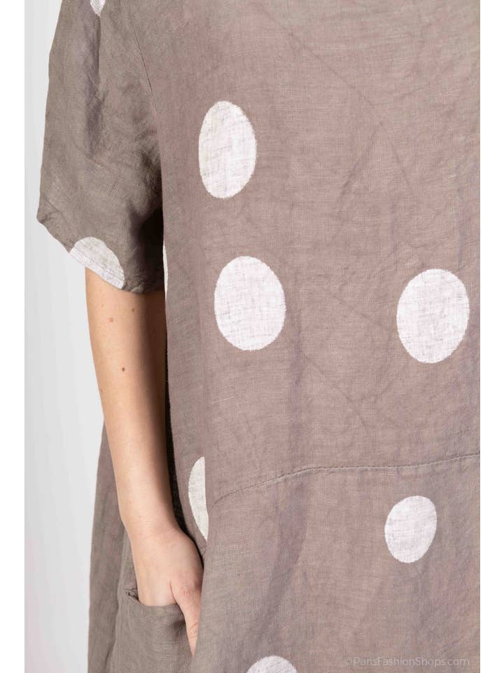 LINEN & COTTON HOUSE - Wholesale Dress - Women's - LINEN DRESS. 17600 SPRING SUMMER CLOTHING25