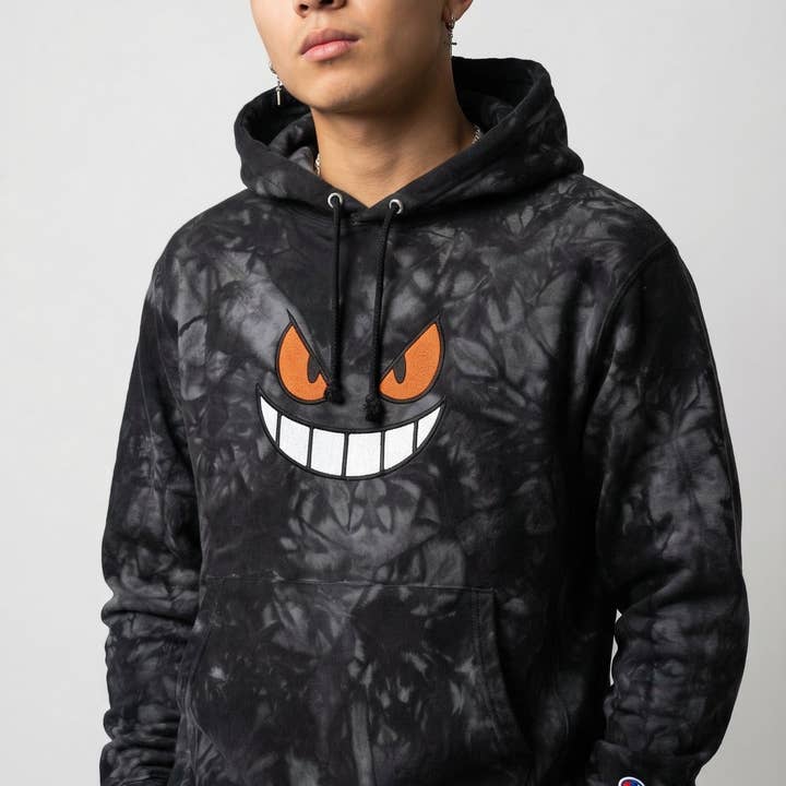 Chandail à capuchon Demon Inside Tie-Dye pour la vente par YUJIN CLOTHING