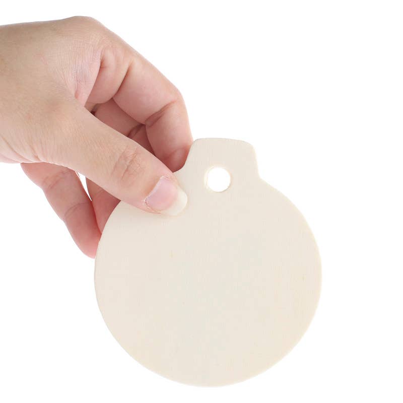 Factory Direct Craft - Wholesale Cutouts - 4" Unfinished Wood Ornament Cutout2