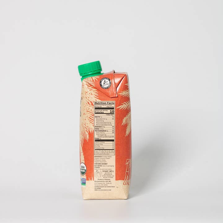 CocoGoods Co - Wholesale Creamer - Organic Coconut Coffee Creamer, Original, 16.9 fl oz 12pack
