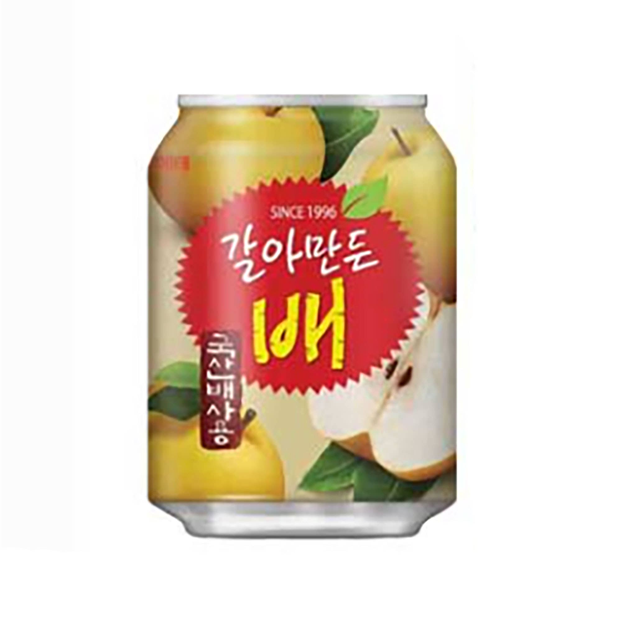 K Moitves Foods – wholesale Soda/carbonated drink – Haitai Soft Drink With Pear–238ml (6x12, 72 Packs)