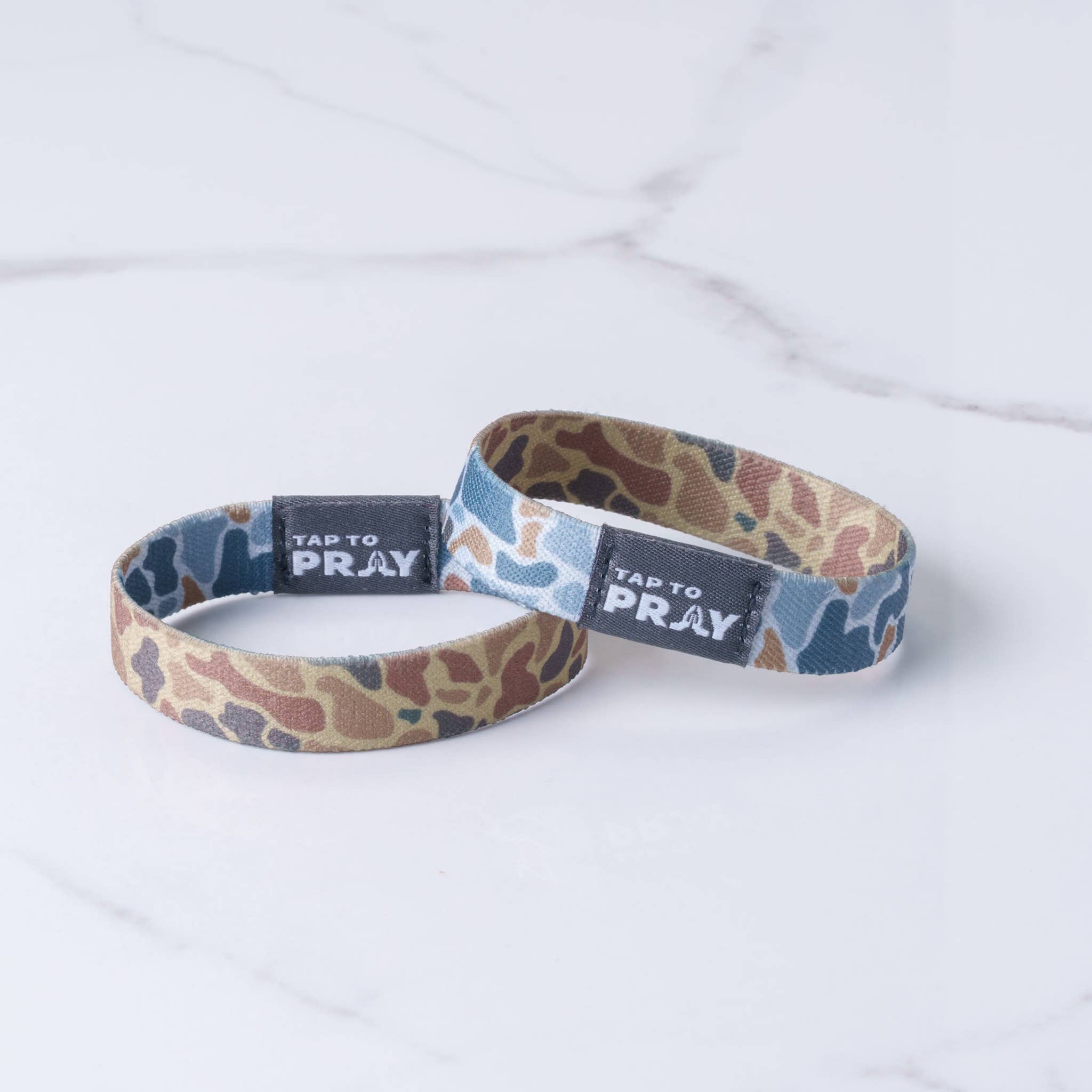 Versible - Wholesale Wristband - Tap To Pray™ Wristbands - River Rock Camo Sahara and Copper6