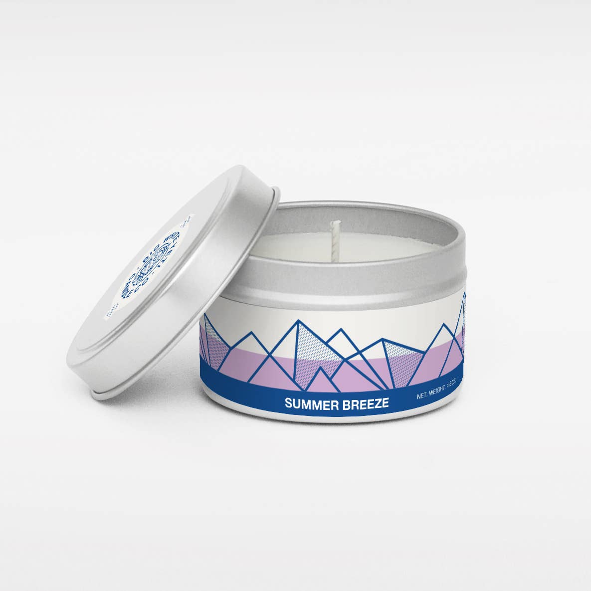 Big White Yeti - Wholesale Jar/Filled Candle - Summer Breeze Soy Candle - 6oz tin or 8oz glass0