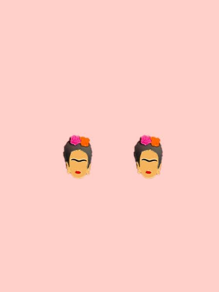 Frida mini earrings for wholesale by Marronynegro