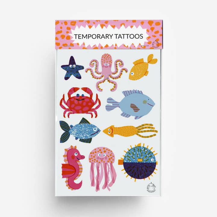 Underwater Temporary Tattoos DIN A6 for wholesale by jungwiealt