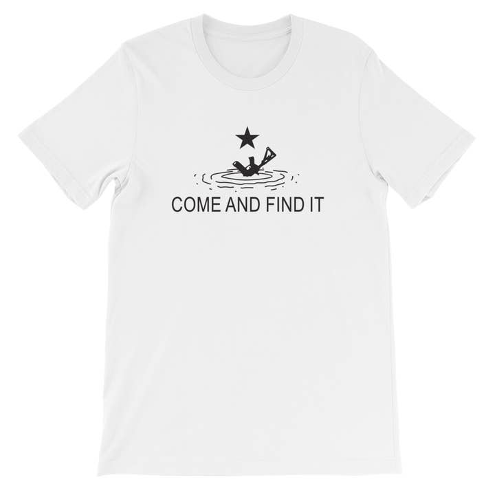 T-shirt unisexe "Viens et trouve-le" pour la vente par StickThisOn