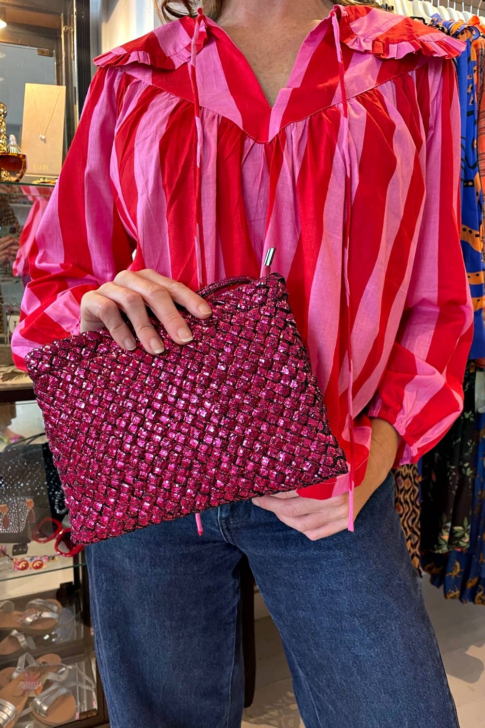 Roselle – Engroshandel Clutch - Dame – AGNES CLUTCH VARM PINK1