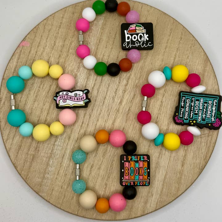 Crafting Cleveland - Wholesale Drink Topper - Bookish Cup Charms | Cup Charm | Smut | Cute | Charms1