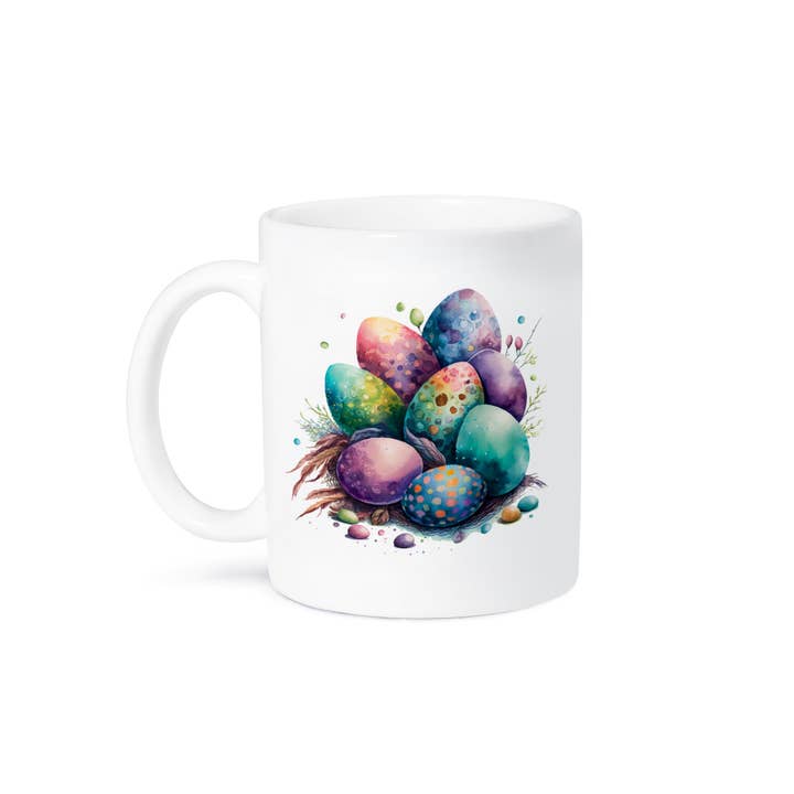 3dRose - Wholesale Coffee mug - 3dRose, Pretty Image Of Watercolor Speckled Easter Eggs, Mug8