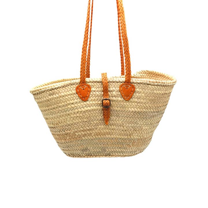 Cesto de vime, bolsa de praia de palha, Bolsa verão palma por atacado de ZocoChic