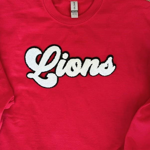 SHY Designs, LLC - Wholesale Patch - School Mascot Chenille Patches - Patch with Adhesive1