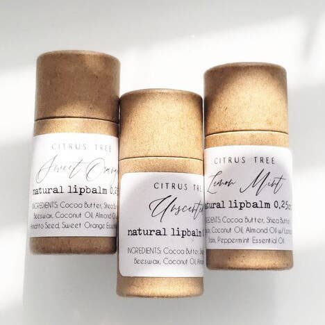 Handmade Lip Balm for wholesale by Citrus Tree