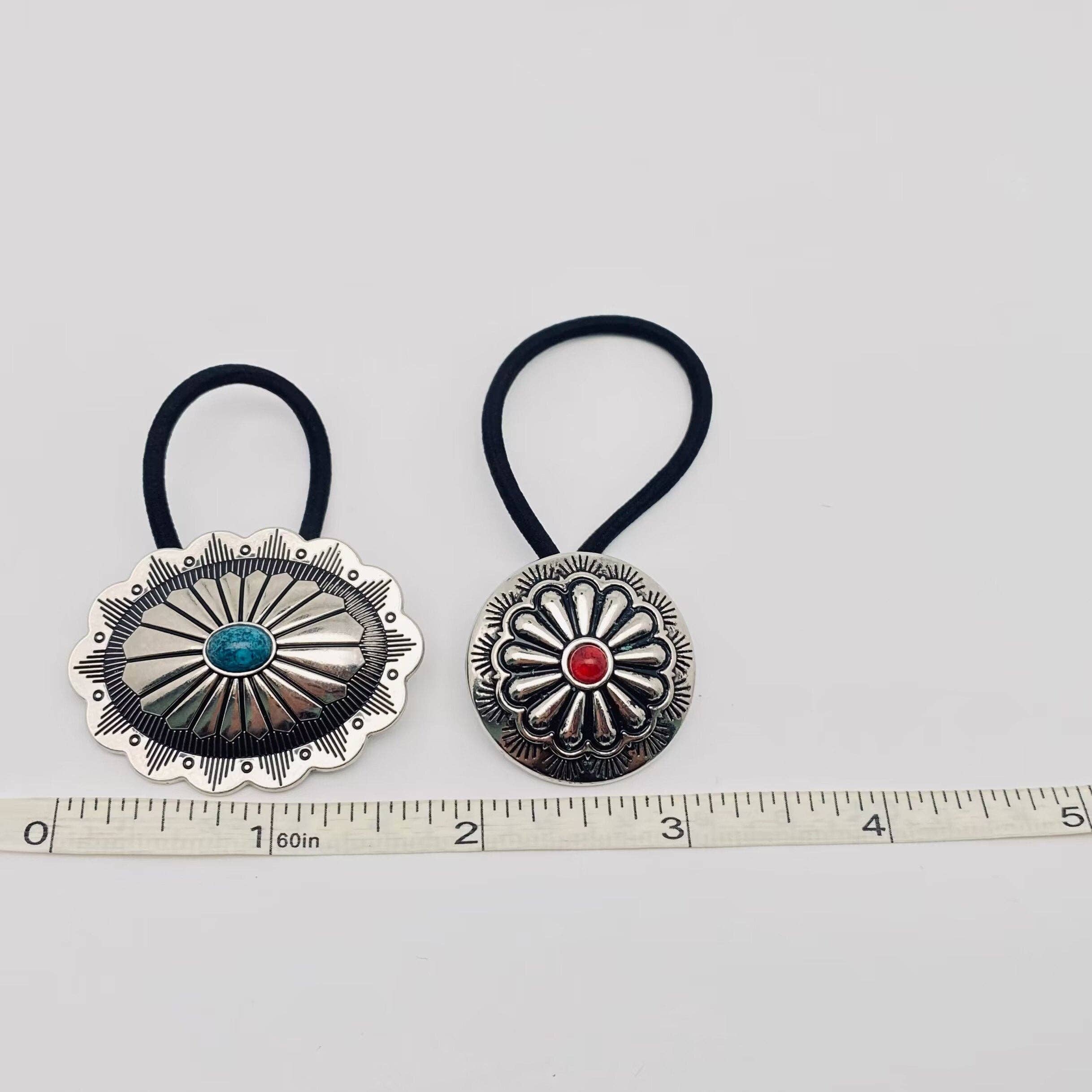 Mio Queena – wholesale Hårsnoddar – Dam – Vintage västerninspirerat hårband med sten - WJ6