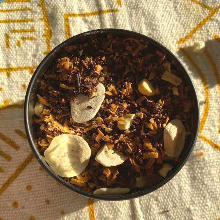 Puddin' African Honeybush Loose Tea Blend for wholesale by Adjourn Teahouse