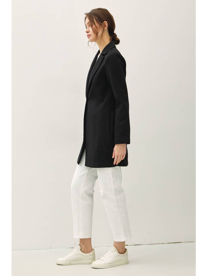 Be Cool - Wholesale Coat - Women's - WAIST TAPERED OVERCOAT