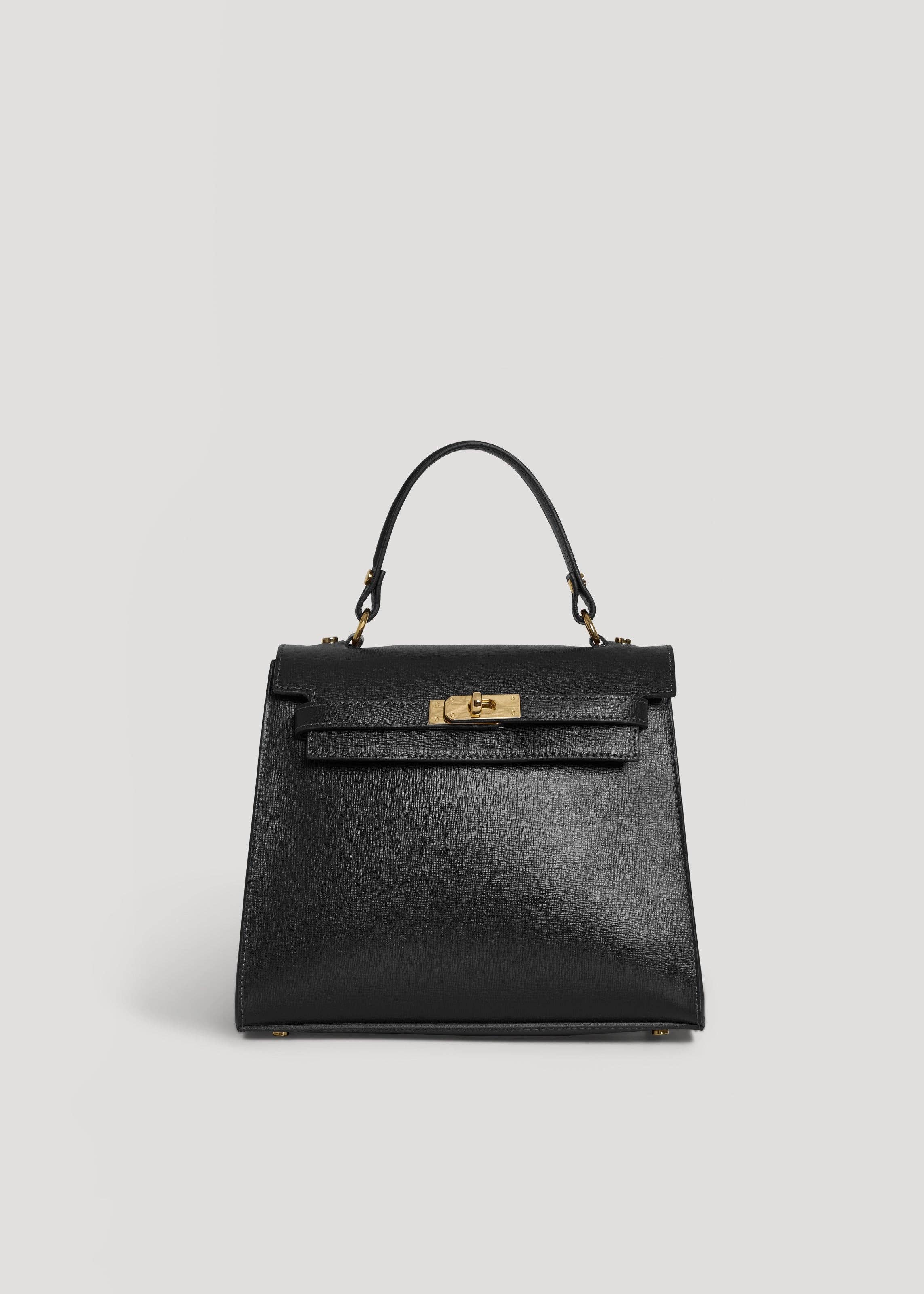 Prestige Milano - Wholesale Tote Bag - Women's - Zaira Bag in Black Saffiano Leather