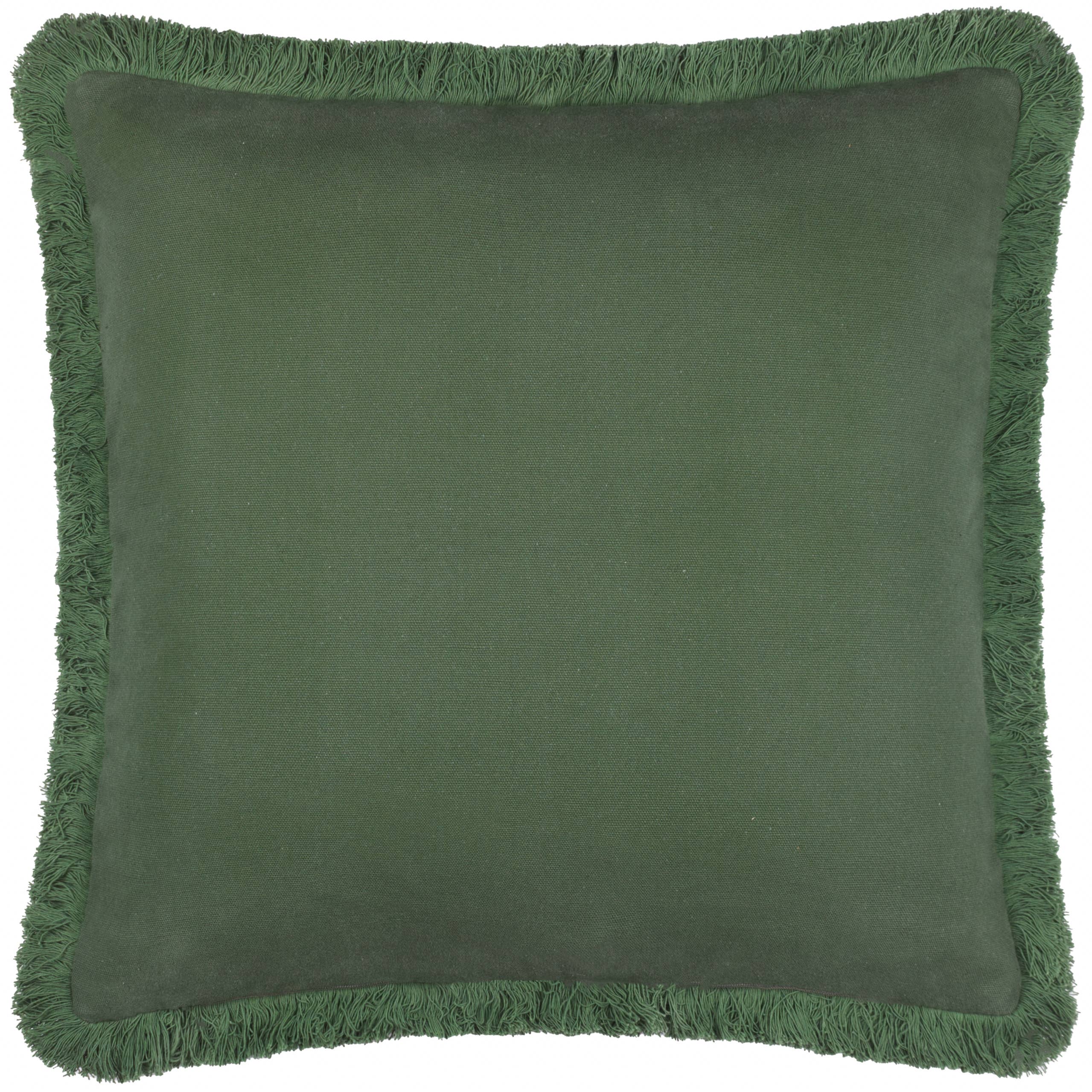 Vert Coussin Jacquard Hedera Vert en vente sur Faire2