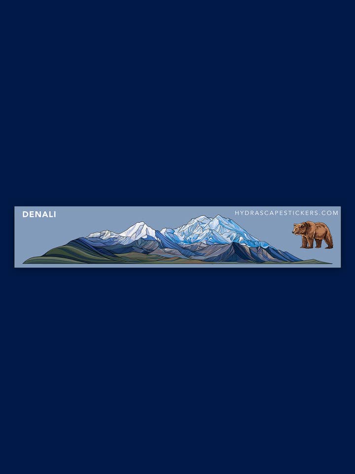 Denali National Park Miniscape klistermärke för wholesale av Hydrascape Stickers
