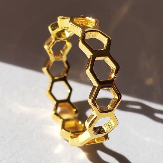 HEXAGON RING for wholesale by HolyBang Jewels