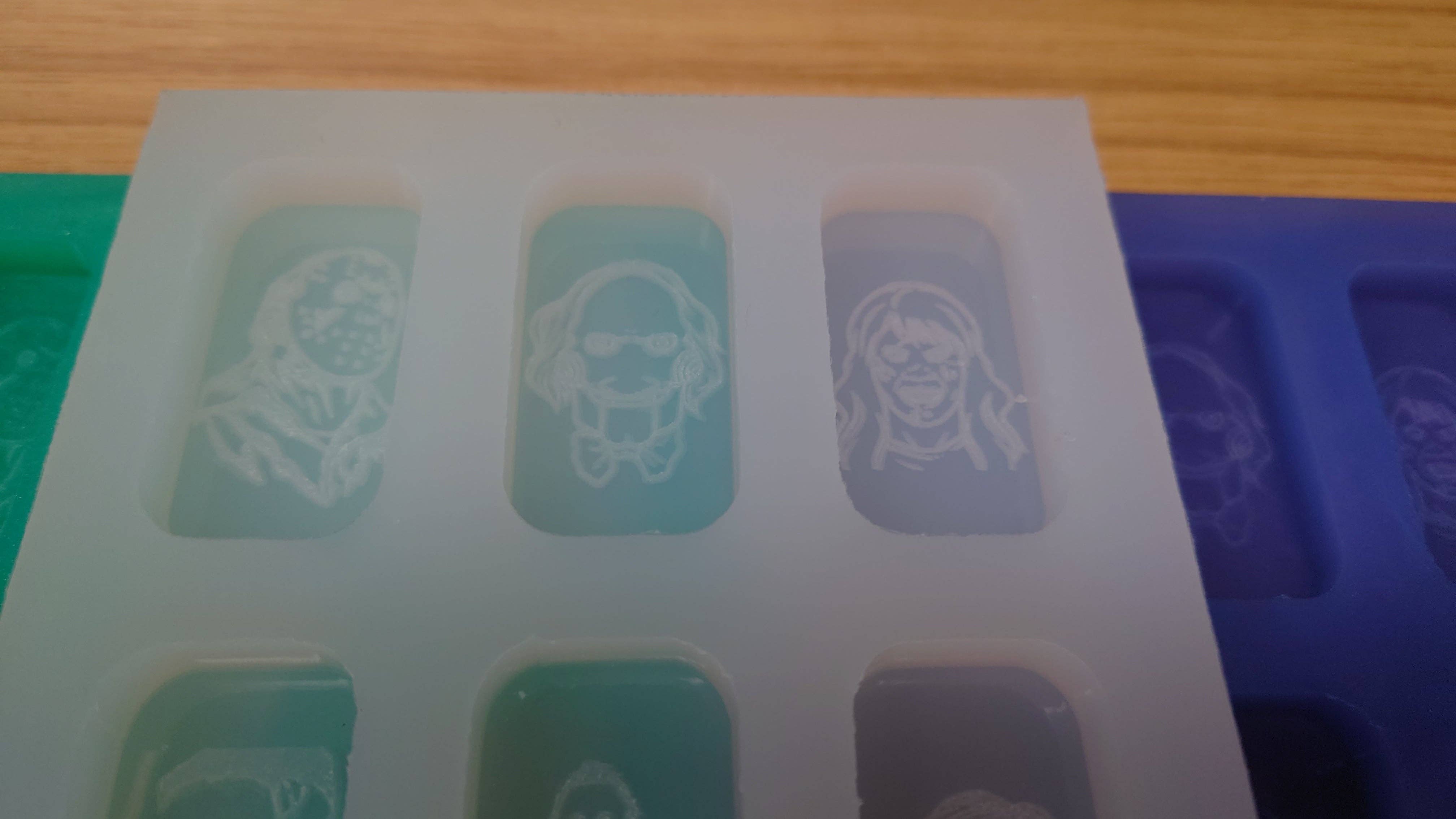 Mr Resin – wholesale Craft supplies – Horror / Halloween Characters HB Style Wax Melt Silicone Mould1