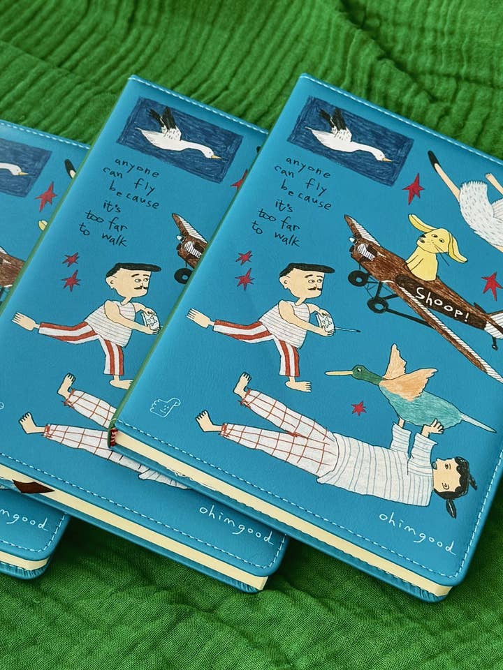 ‘Anyone can fly’ Cushion Cover Notebook for wholesale by ohimgood