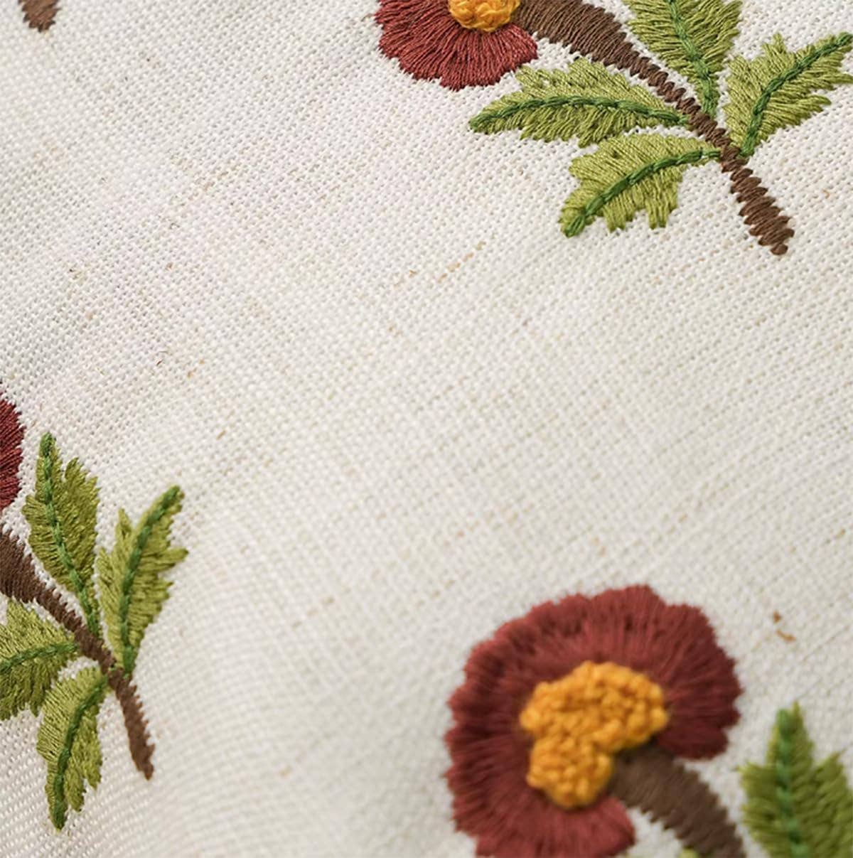 Fennco Styles - Wholesale Throw/Decorative Pillow - Flower Embroidery 18" Throw Pillow10