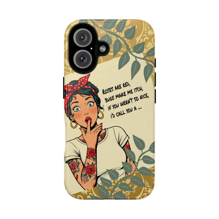 Roses Are Red Tough Phone Case for wholesale by Studio 653 Clothing Co