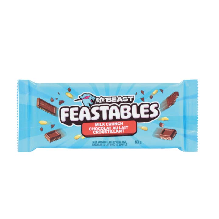 Giftly Treats - Wholesale Chocolate Bar - Feastables Mr Breast Milk Crunch Chocolate - 60g